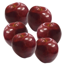 Διακοσμητικά μήλα κόκκινα ΣΕΤ 6 τεμ. - 01.002.800