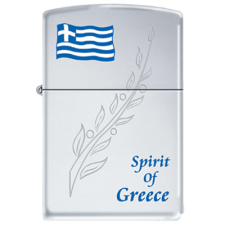 Αναπτήρας Zippo Ελλάδα G255 Spirit of Greece 250