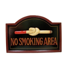 ΠΙΝΑΚΙΔΑ ΞΥΛΙΝΗ NO SMOKING