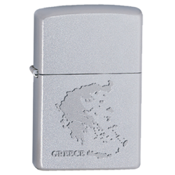 Αναπτήρας Zippo Ελλάδα G078 Greek Map 205