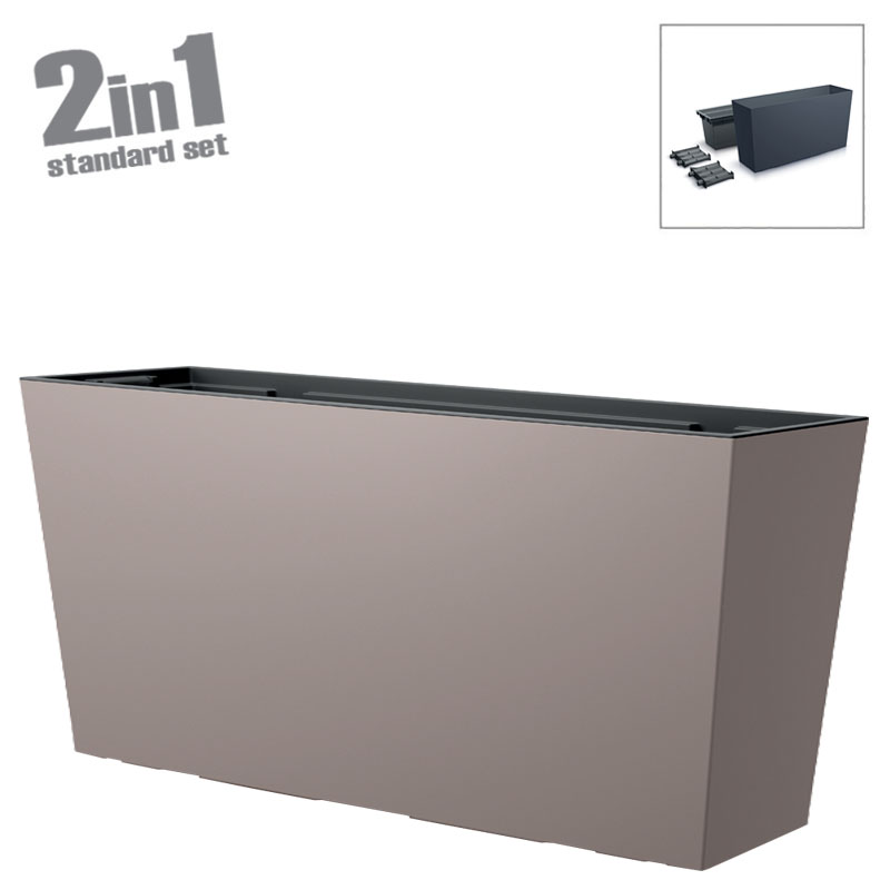 ΖΑΡΝΤΙΝΙΕΡΑ (2 ΣΕ 1) ΠΛΑΣΤΙΚΗ ΜΟΚΚΑ URBI CASE M - 77x23.5x40.6cm 3/33ΚΙΒ