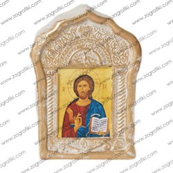 eikona-agiou-keramiki-gia-bomponiera-iisous-christos-evlogon-ZOGR-0035-0003